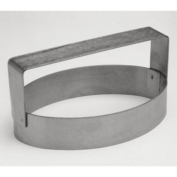 Cutter, Oval/Cannoli, Heavy Duty Stainless Steel 4" x 6"