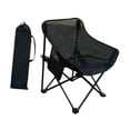 thumbnail image 2 of Silla plegable para adultos silla de campamento práctica para picnics de barbacoa senderismo Negro, 2 of 8