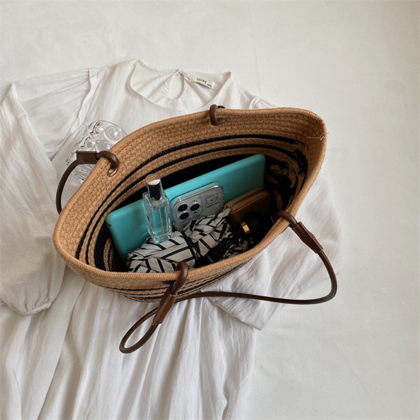 Bolsa tejido a mano de verano, informal para axilas, portátil, elegante para fiestas Likrtyny Para Estrenar