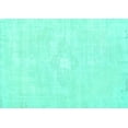 thumbnail image 1 of Ahgly Company Indoor Rectangle Persian Turquoise Blue Traditional Area Rugs, 5' x 7', 1 of 4