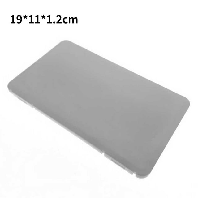 Disposable Face Mask Holder Organizer Case Mask Face Cover Storage Portable PP Case Type 1 19x11x1.2cm
