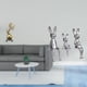thumbnail image 2 of Figura De Resina Moderna De Caballo Y Conejo, Adorno Artesanal, Escultura Decorativa Para Centro De Mesa, Estante, Escritorio, Mesa, Sala De Estar, Oficina, Armario, Estantería, Decoración, 2 of 8