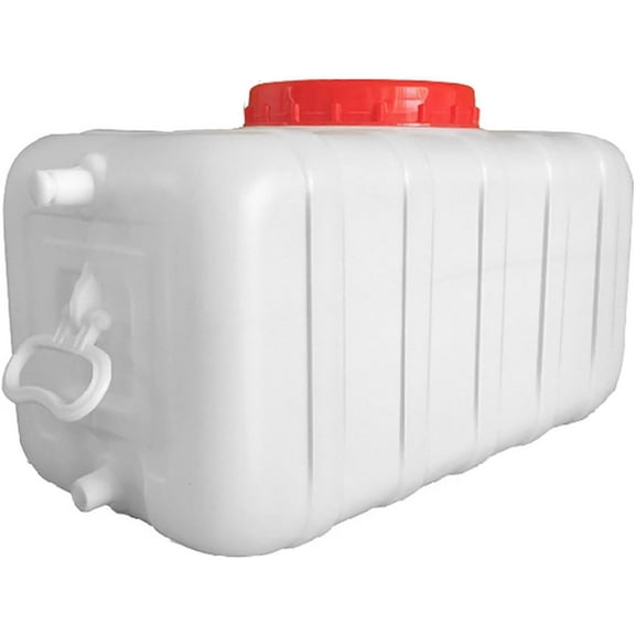 Water Storage Tank for Camping, Plastic Water Containers with Spigot for Emergency Water Storage Household Outdoor Camping Hiking Self-Driving Tour(Size:80L/21gallon)