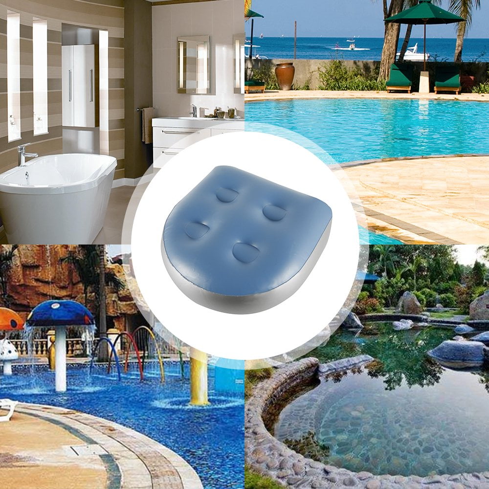 Yeacher Siège Rehausseur Coussin Gonflable Dossier Avec Ventouses Coussin De Spa Gonflable Coussin Gonflable Pour Adultes Enfants