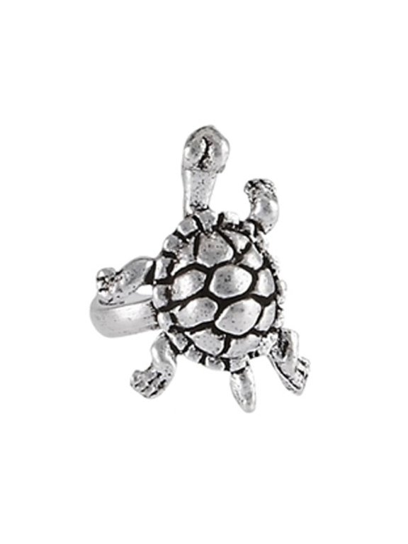 Sterling Silver Nonpiercing Turtle Ear Cuff