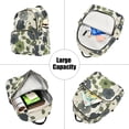 thumbnail image 5 of FORMRS Mini Backpack Purse for Women Quilted Travel Daypack Casual Shoulder Bag, Navy Flower, 5 of 7