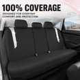 thumbnail image 3 of PIC AUTO Car Seat Covers - Sparkly Black Leather with Bling Glitter, Full Set, Waterproof, Airbag Compatible, Universal Fit, 3 of 8