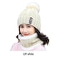 thumbnail image 2 of Guardurnaity Gorros para mujer aptos para invierno, gorros de estilo versátiles esenciales para mujer, gorro tejido, gorros de invierno Sombreros blanco, 2 of 6
