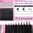 thumbnail image 4 of Kit de extensión de pestañas YIDUO 1520 unidades, racimos de pestañas de 10 a 20 mm, 4 of 9