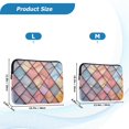 thumbnail image 4 of FORMRS 13-13.3 inch Laptop Sleeve Case Soft Carrying Quilted Computer Bag Cover, Pink Shimmering Pattern, 4 of 7
