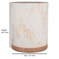 thumbnail image 5 of nu steel Misty Copper collection Wastebasket or Dustbin, Perfect For Home & Bathroom Accessories MST8CH, 5 of 5