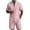 PinkA, variant on HBGVBA Men Solid Color Casual Vintage Linen Elastic Waist Shorts Button Stand Collar Pocket Short Sleeve Shirt 2 Piece Beach Set