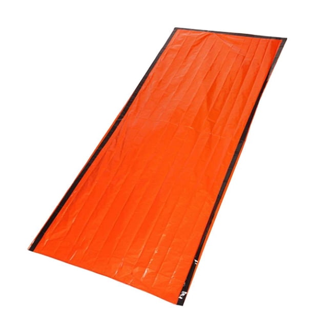 Survivencia de Mylar Bolsa de Dormir Térmica Portátil Portátil Naranja Manta Tienda Zulema Manta para dormir al aire libre