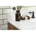 thumbnail image 4 of Elegant Decor Baldwin 36" Single Bathroom Vanity with Backsplash in Walnut Brown, 4 of 8