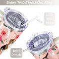 thumbnail image 5 of Cute Dog Design 40oz Tumbler with Handle - Double Wall Insulated Coffee Mug for Women - Dog Mom Gift Travel Cup with Straw, 5 of 7