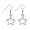 Silver, variant on 1 Pair Drop Earrings Hoop Earrings For Women's Party Evening Gift Date Alloy Fancy Fashion Star Goth Minimalist Star Decoration Drop Earrings Ladies' Halloween Fancy Ear Decorations