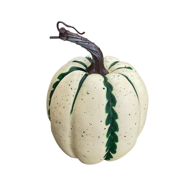 Calabaza artificial de espuma Macarena Calabaza de simulación Redondo Blanco