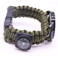thumbnail image 4 of 2 relojes tácticos militares para hombres,relojes de supervivencia con brújula, silbato, arrancador de fuego y termómetro, pulseras de reloj de paracaídas con equipo militar al aire libre ShuxiuWang 1327537007371, 4 of 4
