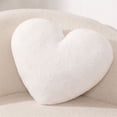 thumbnail image 3 of On Sale!Decorative Heart-Shaped Throw Pillow with Insert, Soft Plush Heart Cushion for Sofa, Bed, and Home Decor, 3 of 6