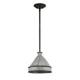 thumbnail image 2 of Golden Lighting 0877-M ABI-GV Jasper Linear Pendant in Antique Black Iron with Galvanized Steel, 2 of 2