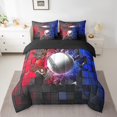 thumbnail image 2 of Erosebridal Baseball Bedding Sets Twin Size,Sport Theme Comforter Sets with Sheets,Geometric Decor,Reversible, 2 of 5