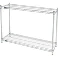thumbnail image 3 of Nexel 2 Shelf Chrome ESD Wire Shelving Unit Starter 48""W x 14""D x 34""H, 3 of 3