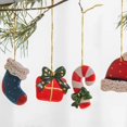 thumbnail image 2 of Christmas Gloves Socks Snowman Scarf Hanging Pendant Xmas Tree Hanging Ornaments For Home 2024 New Year Holiday Party Decoration, 2 of 4