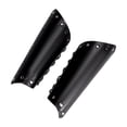 thumbnail image 4 of Brazaletes Medievales Para Hombres Nórdicos, Protectores De Brazos Para Disfraces De Halloween, Cosplay, Color Negro, 4 of 8