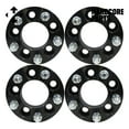 thumbnail image 3 of 4 QTY Wheel Spacers Adapters Black 1.25" 5x4.25 (5x108) to 5x4.5 (5x114.3) with 12x1.5 studs - Compatible with Ford Taurus Thunderbird Jaguar Lincoln Continental, 3 of 3