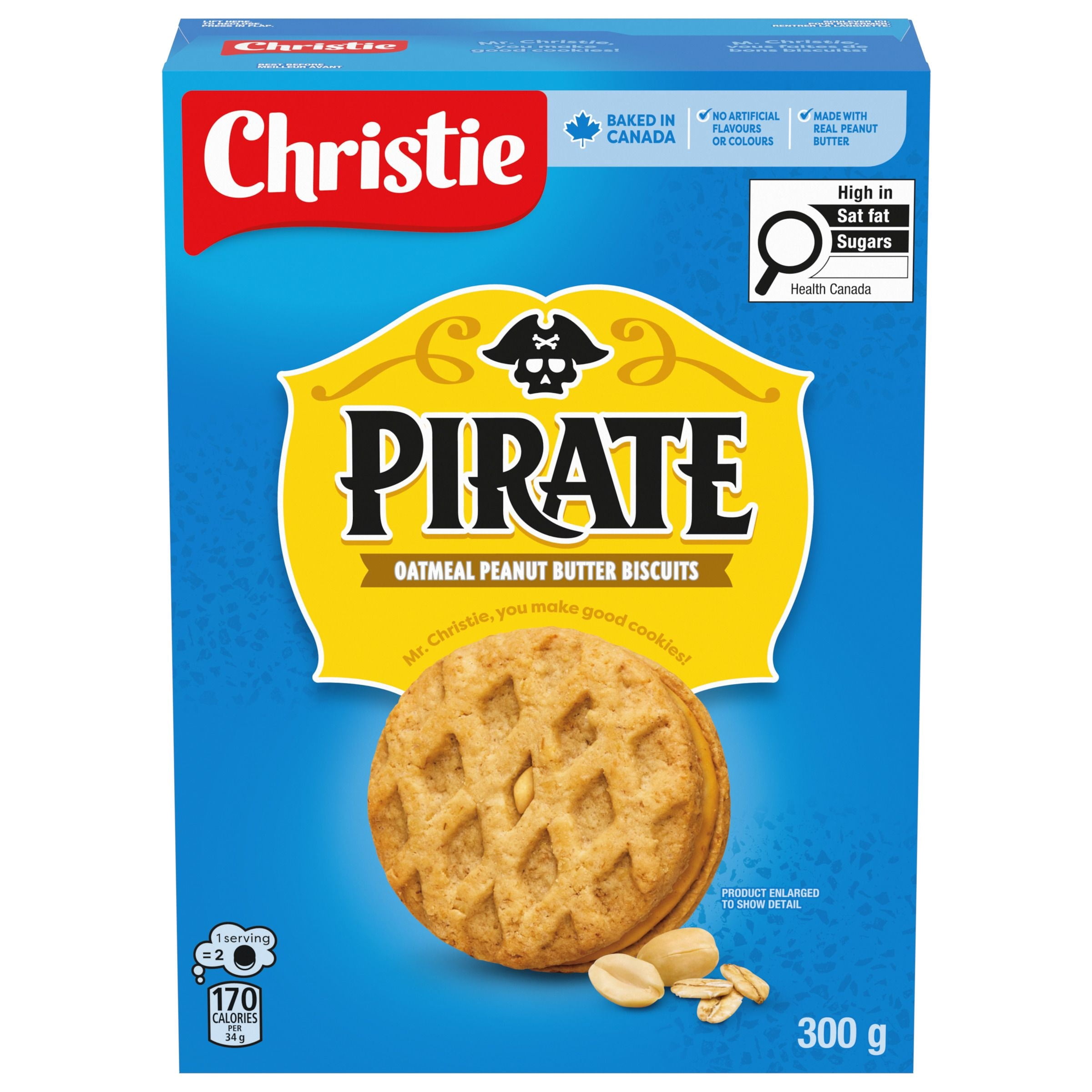 Peek Freans Pirate Oatmeal Peanut Butter Cookies