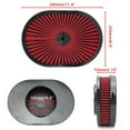 thumbnail image 4 of Oval High Flow Air Filter for 2000-2017 Ford Fiesta 1995-1999 Chevy Silverado SBC BBC GMC Chrysler Dodg, 4 of 7