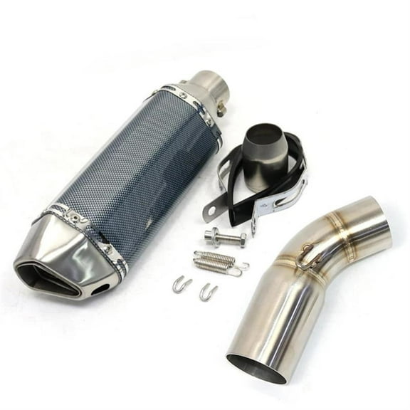 Motorcycle Exhaust Pipe Muffler Modified Middle Link Pipe Connect Slip On Accessories For Leoncino 500