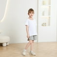 thumbnail image 4 of DHFJKG Kids Girls Shorts Casual Shorts Comfortable Fashion Cute Printed Loose Fit Shorts Everyday Wear Girls Baggy Leisure Trousers 7-8 Years, 4 of 7