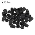 thumbnail image 3 of Unique Bargains Black Bell End Stopper Cord Rope Lock for Drawstring Bag, 20 Pack, 3 of 5