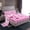 Hot Pink, variant on Manfei Teens Female Kawaii Bow Knot Twin Sheet Sets 3pcs,Dreamy Princess Twin Fitted Sheet Microfiber,Love Heart Print Stripes Breathable Flat Sheet,Lightweight Room Decor
