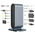 thumbnail image 2 of 12 In 1 Docking Station C Type USB Hub Extender Splitter Adapter Vertical to Compatible Dock for Laptop ,Multifunctional fast charging, 2 of 5