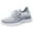 Grey, variant on NOKIO Womens Walking Shoes Slip On Lightweight Memory Foam Cheer Sneakers for Tennis Gym Running Workout Yoga Women Wedge Sneakers Mesh Socks Casual Outerwear Women Shoes