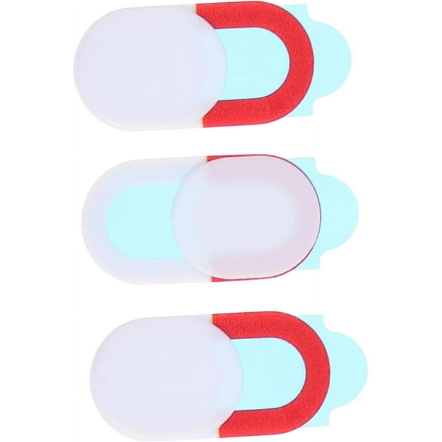 Couverture de Confidentialité pour Webcam Tablette 3 Pcs Application Facile Autocollant pour Caméra Accessoire Pc Portable