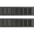 thumbnail image 1 of Rectangle Shape Air Vent For Door Air Vent Grille, Ventilation Purposes Aluminum Alloy Furniture Vent With Reliable And Stable Performance In Various Rooms (2PCS), 1 of 5
