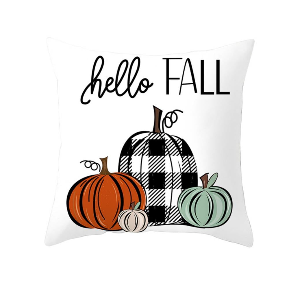 1-Large Pretty Fall Pumpkins Standard Size Pillowcase    New & Handmade! 