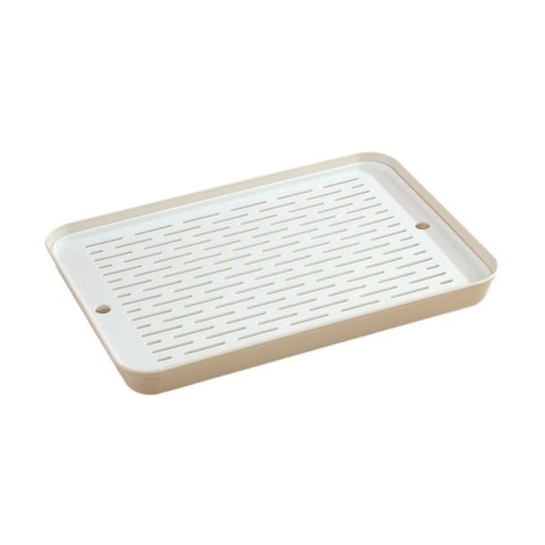 Arenero para conejos, caja de para jaula, bandeja sanitaria antisalpicaduras, accesorios para jaula, bandeja para orinal, para chinchillas y Beige