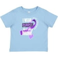 thumbnail image 3 of Inktastic I Wear Purple For My Mom Lupus Awareness Boys or Girls Baby T-Shirt, 3 of 5