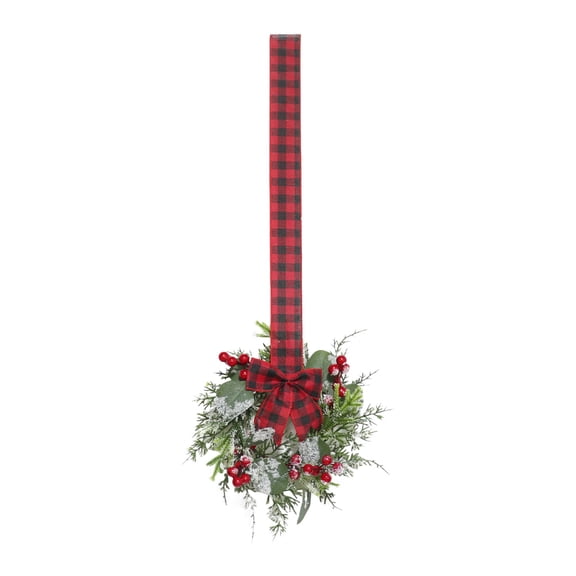 Christmas Eucalyptus Berry Bow Door Wreath
