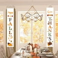 "Kabuer Happy Fall Porch Signs, Thanksgiving Decorations, Outdoor Fall ...