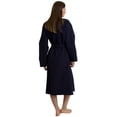 thumbnail image 2 of TowelSelections Women's Robe, Kimono Waffle Spa Bathrobe Large/X-Large Navy, 2 of 2