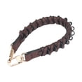thumbnail image 1 of Asa de bolso para mujer, correa de hombro, asa trenzada, tejido, cinturón para bolso de mano marrón, 1 of 9