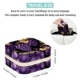 thumbnail image 5 of Thanksgiving Grapes Travel Portable Square Jewelry Boxes Display Case - Travel Organizer for Girls and Women, 5 of 6