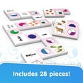 thumbnail image 3 of Junior Learning Fraction Dominoes: Skill Development in Fractions for Ages 6 and Up, Stored in Collector's Tin, 3 of 8