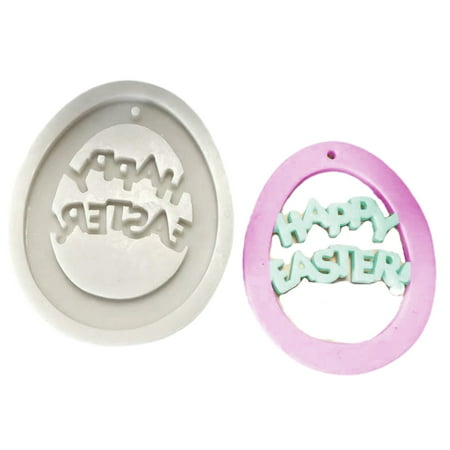 

Sorrowso Candy Molds Easter Egg Shape Cake Decoration Silicone Molds for Chocolate Baking