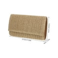 thumbnail image 2 of OUNONA 1 Ensemble Pochette Tissée Compacte pour Soirée pour Femmes, Occasions Décontractées et Été, 2 of 6
